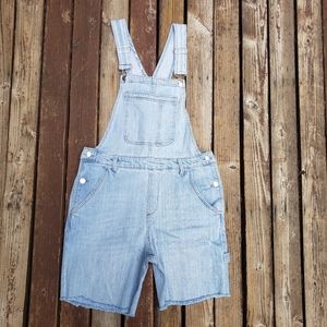Wild Fable Distressed Overall Shorts - Size Small